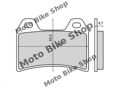 MBS Placute frana echivalent MCB683, Cod Produs: 225101100RM foto