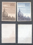 Vatican 1953 Airmail definitives Mi.205-206 MNH AM.497, Nestampilat