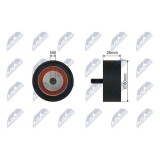 Rola ghidare curea transmisie Renault Master 2.5d-2.8d 1998-2001, Opel Movano 2.5d-2.8d 1998-2001, 307-98