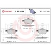 Placute frana Audi A4 B5 Avant (8d5), A4 B6 (8e2), A4 B6 Avant (8e5), A4 B6 Convertible (8h7), A4 B7 (8ec), A4 B7 Avant (8ed), A4 B7 Convertible (8he, BREMBO