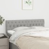 VidaXL Tăblii de pat, 2 buc, gri deschis, 80x7x78/88 cm, textil 346354