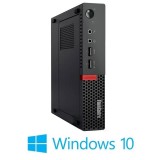 Mini PC Lenovo ThinkCentre M910q, Quad Core i5-6500T, 256GB SSD, Win 10 Home
