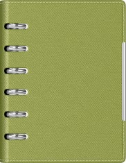 Agenda organizer A6 cu 6 inele verde deschis