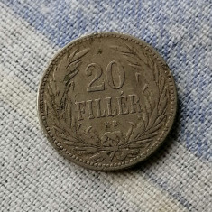 MONEDA-20 FILLER 1893 - UNGARIA