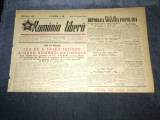 ZIARUL ROMANIA LIBERA 27 IANUARIE 1950 A SASEA SESIUNE A MARII ADUNARI NATIONALE