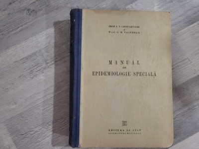 Manual de epidemiologie speciala de L.V.Gromasevschi,G.M.Vaindrah foto
