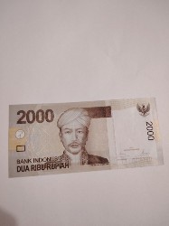Indonezia 2000 rupiah 2016 UNC foto