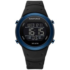 Ceas Barbatesc Naviforce 9246 Negru Albastru &ndash; Funcții Multiple, Sport, Calendar