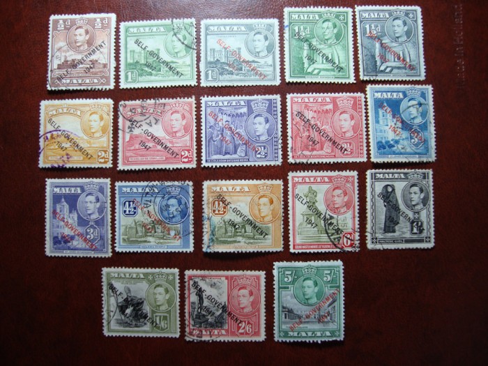 MALTA GEORGE VI SUPRATIPAR