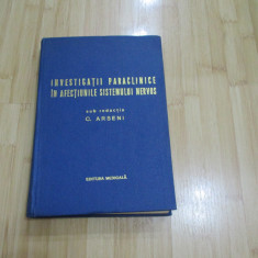 C. ARSENI--INVESTIGATII PARACLINICE IN AFECTIUNILE SISTEMULUI NERVOS - 1974