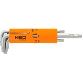 Set chei imbus cu profil torx cu gaura neo tools 09-514 HardWork ToolsRange