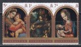 Gibraltar 1969 - Crăciun - Picturi de Raphael, Da Vinci, Morales, Staif, MNH