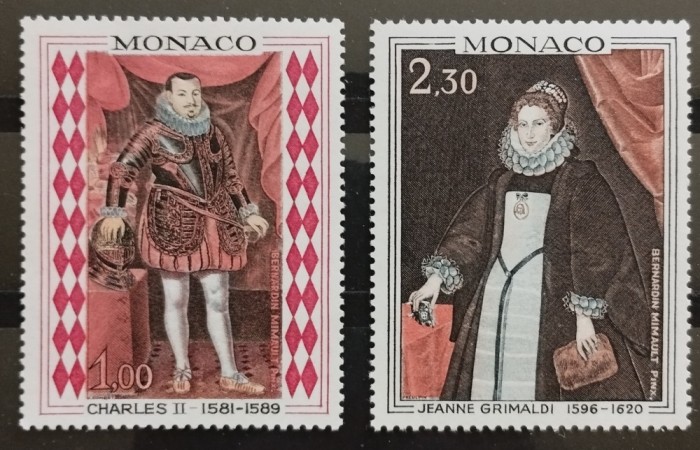 BC631, Monaco 1968, serie picturi