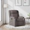 vidaXL Fotoliu de masaj rabatabil, gri taupe, material textil 373556