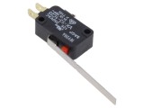Micro&icirc;ntrerupător SNAP ACTION OMRON; 5A/125VAC; cu manetă SPDT