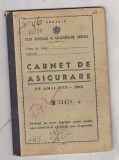 Bnk div - Carnet de asigurare 1940-1943