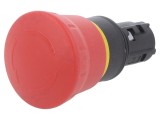 Comutator Siguranță 22mm Roșu Cap Ciupercă Siemens 2 Poziții