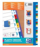 Index plastic Oxford A4 XL numerotat 1-31 120 microni color