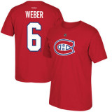 Montreal Canadiens tricou de bărbați red #6 Shea Weber - S, Reebok