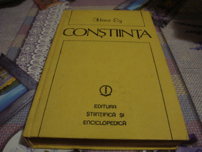 Henri Ey - Constiinta - 1983 foto