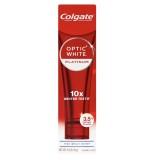 Pasta de Dinti, Colgate, Optic White, Platinum, High Impact White, Efect de Albirea Dintilor Intensiv, cu Peroxid de Hidrogen 3.5%, Aroma Menta, 116gr