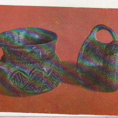 bnk cp Ploiesti - Muzeul de istorie - Vase din epoca bronzului - necirculata