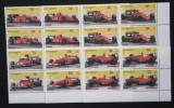 SOMALIA-2001-FERRARI-MASINI DE CURSA-4Serii -4x6V.**SOM 108A, Africa, Transporturi