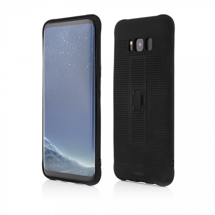 Husa Vetter GO pentru Samsung Galaxy Note 8, Vent Soft with Strap, Negru