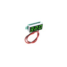 Voltmetru de panou verde 0.28 cu 2 fire OKY4094-Green