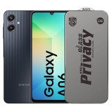 Folie de Protectie pentru Samsung Galaxy A06, TEO, Sticla Securizata ESD Antistatica, Super-X Privacy OG, Margini Negre, 0.30 mm, Transparent Inchis