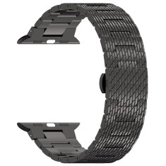 Techsuit - Watchband 35mm (W052) - Apple Watch 1/2/3/4/5/6/7/8/9/10/SE/SE 2/Ultra/Ultra 2 (42/44/45/46/49mm) - Black foto
