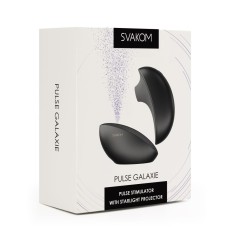 Pulse Galaxie - Stimulator clitoris, negru, 11 cm
