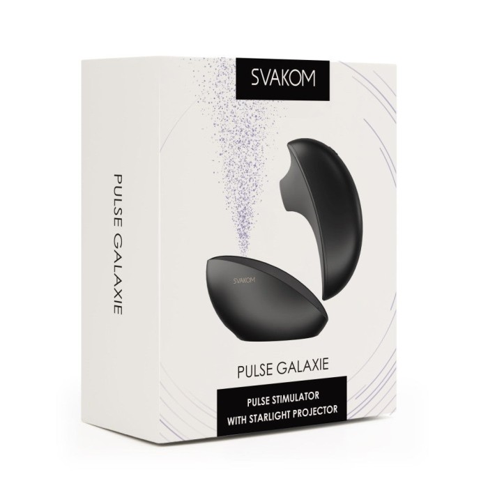 Pulse Galaxie - Stimulator clitoris, negru, 11 cm