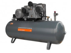 Compresor de aer profesional cu piston - 5.5kW, 880 L/min, 10 bari - Rezervor 500 Litri - WLT-PROG-880-5.5/500 foto