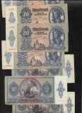 Ungaria 20 Pengo 1941, Bancnota Veche, Stare F-VF, Numismatica