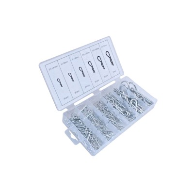 Set cleme, sigurante tip R, 150 piese, Asta foto