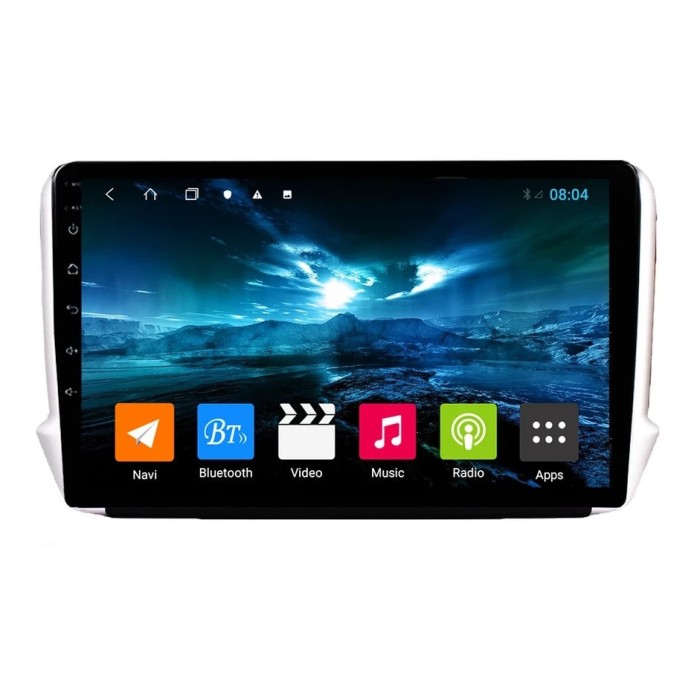 Navigatie Auto Multimedia cu GPS Peugeot 208 / 2008 (2012 - 2020), Android, Display 9 inch, 2GB RAM +32 GB ROM, Internet, 4G, Aplicatii, Waze, Wi-Fi,