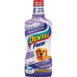 Apa de gura pentru caini si pisici Dental Fresh, Placa si Tartru, 237ml