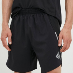 adidas Performance pantaloni scurți de alergare Designed 4 Running barbati, culoarea negru