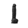 Vibrator Realistic Colours Pleasures, Negru, 12.5 cm, NS Toys