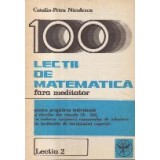 100 de lectii de matematica fara meditator. Lectia 2 - Studiul functiei de gradul doi