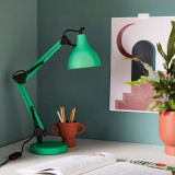 Lampa pentru birou, stil Arhitectural, Reglabila, 55 cm, Verde, AMA, Oem