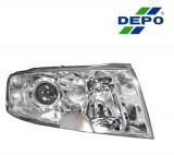 Far Skoda Superb 3U4 2002-2008 dreapta 3U1941018D tip bec H3+H3+H7, marca DEPO , electric, cu motoras Kft Auto