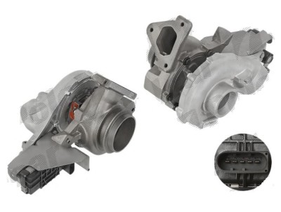 Turbocompresor Mercedes Clasa C (W203), Aftermarket TBS0183 foto
