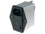 Conector de Alimentare AC IEC 60320 6A 250V Soclu Tată