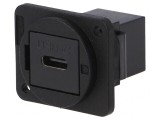 Adaptor USB C dublu din plastic