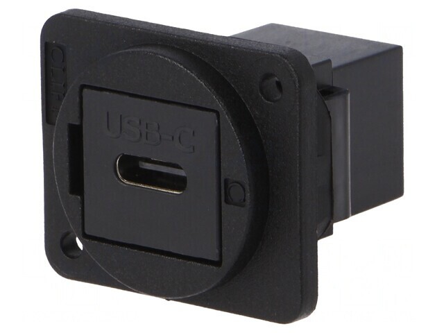 Adaptor USB C dublu din plastic