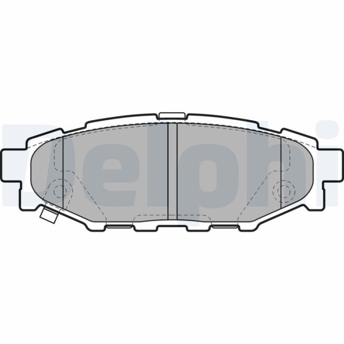 DELPHI LP1999 set placute frana,frana disc