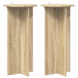 vidaXL Suport pentru plante 2 pcs Stejar Sonoma 40 x 40 x 80 cm 899701