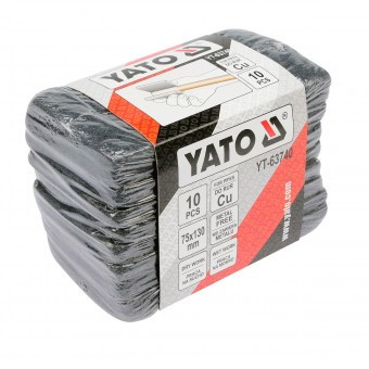 Set 10 bureti abrazivi pentru curatare tevi din cupru, aluminiu, Yato YT-63740 foto